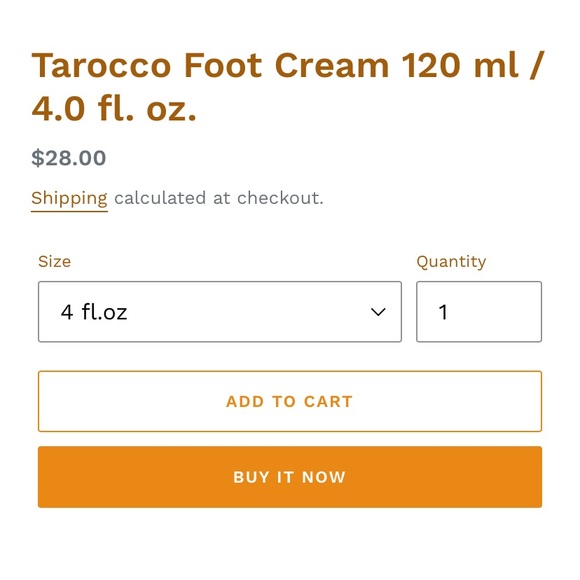 Tarocco Sicilian Blood Orange Foot Cream - Picture 5 of 5